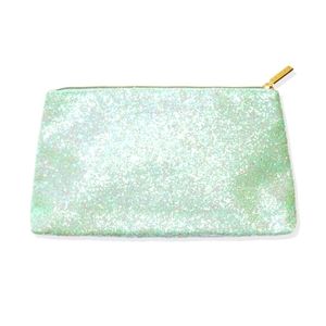 Tarte Blue/Green Glitter Paradise Makeup Bag